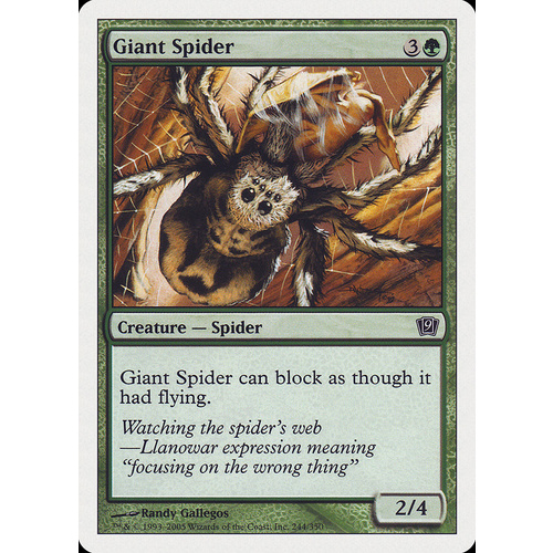 Giant Spider FOIL - 9ED