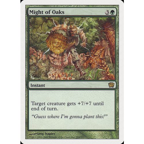 Might of Oaks FOIL - 9ED