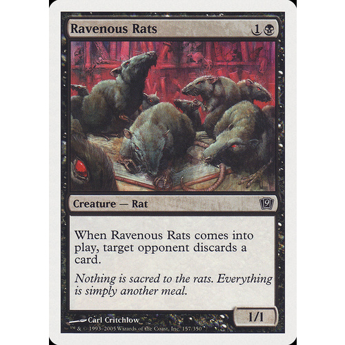 Ravenous Rats FOIL - 9ED