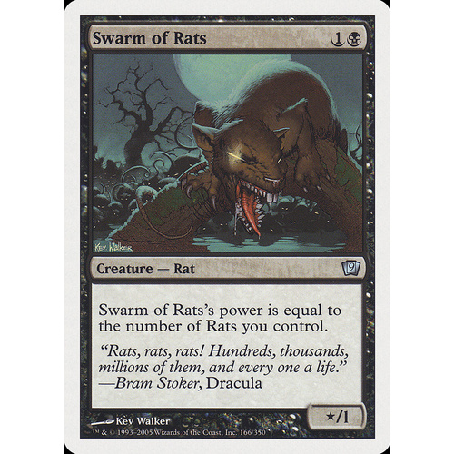Swarm of Rats FOIL - 9ED