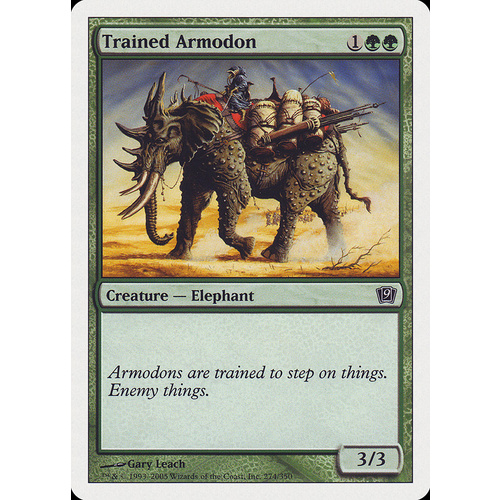 Trained Armodon FOIL - 9ED