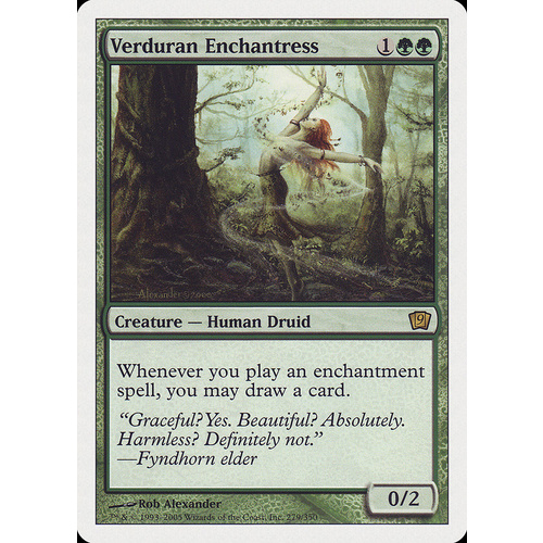 Verduran Enchantress FOIL - 9ED