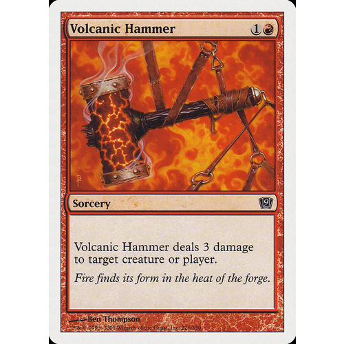 Volcanic Hammer FOIL - 9ED
