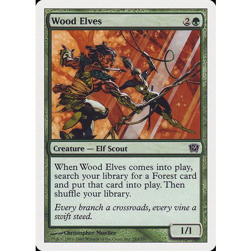 Wood Elves FOIL - 9ED