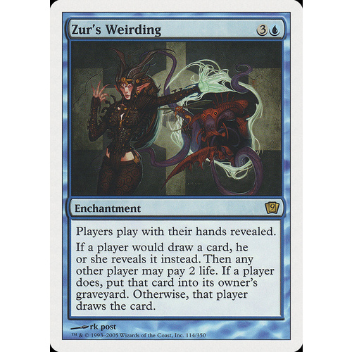 Zur's Weirding FOIL - 9ED