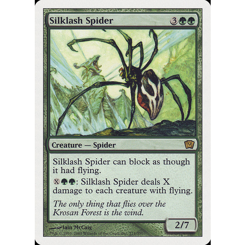 Silklash Spider FOIL - 9ED