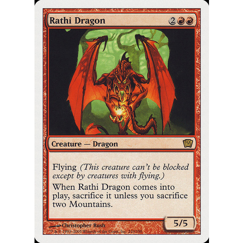 Rathi Dragon FOIL - 9ED
