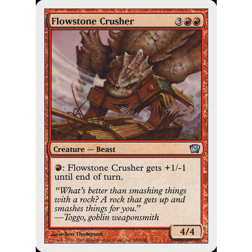Flowstone Crusher FOIL - 9ED