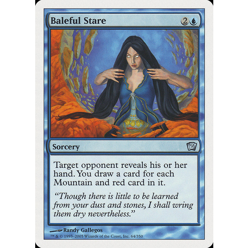 Baleful Stare FOIL - 9ED