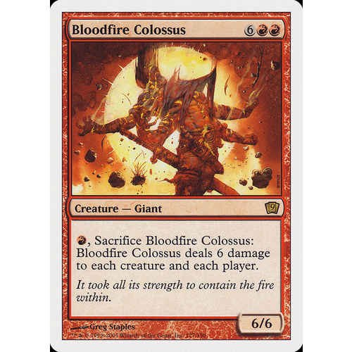 Bloodfire Colossus FOIL - 9ED
