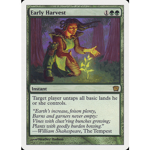 Early Harvest FOIL - 9ED