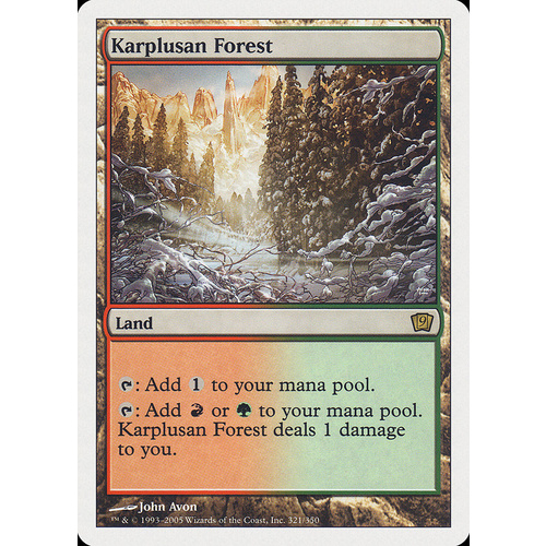 Karplusan Forest FOIL - 9ED