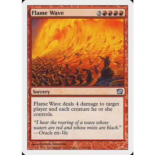 Flame Wave FOIL - 9ED