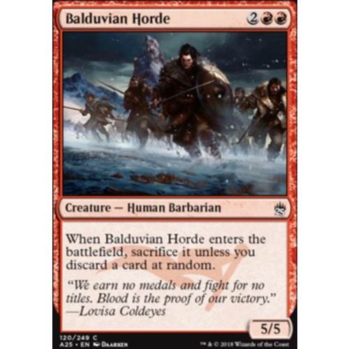 Balduvian Horde FOIL - A25