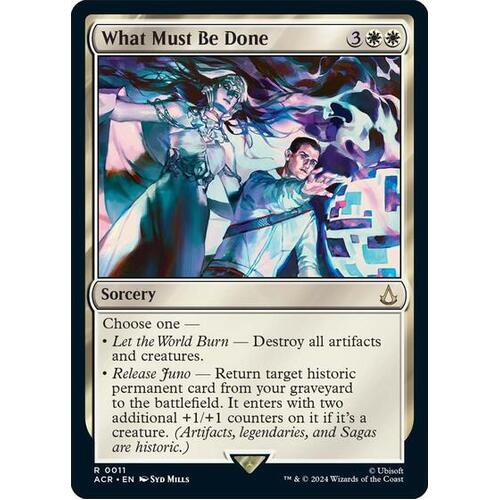 What Must Be Done FOIL - ACR