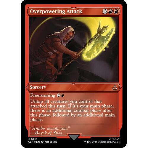 Overpowering attack (Foil Etched) FOIL - ACR