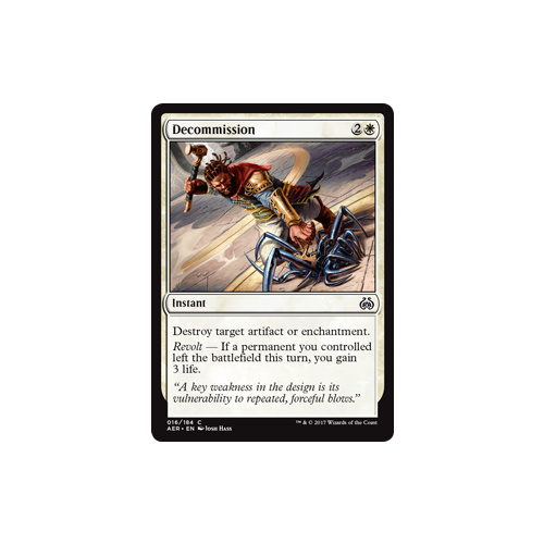 Decommission FOIL - AER