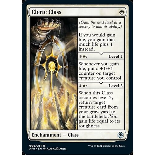 Cleric Class - AFR