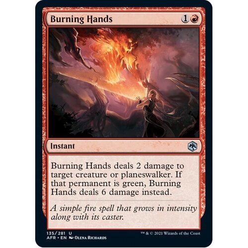Burning Hands - AFR
