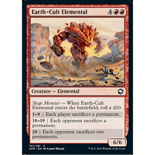 Earth-Cult Elemental - AFR