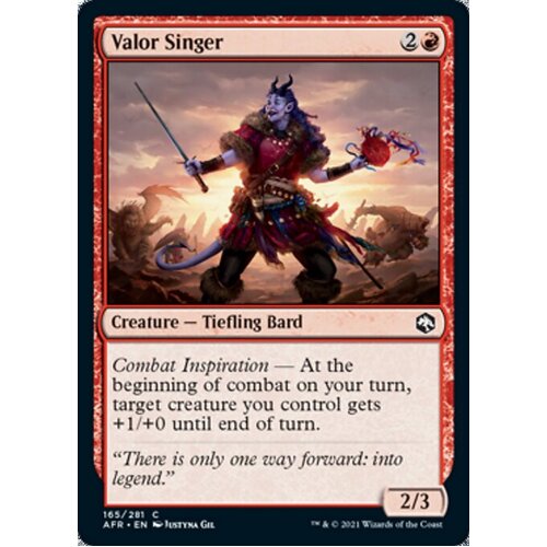 Valor Singer - AFR