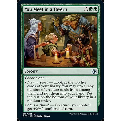 You Meet In A Tavern - AFR