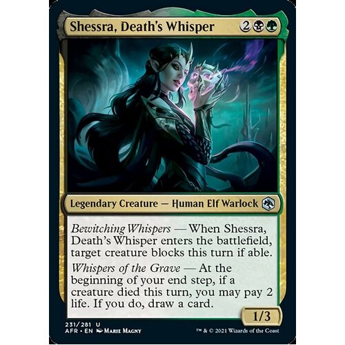 Shessra, Death's Whisper - AFR