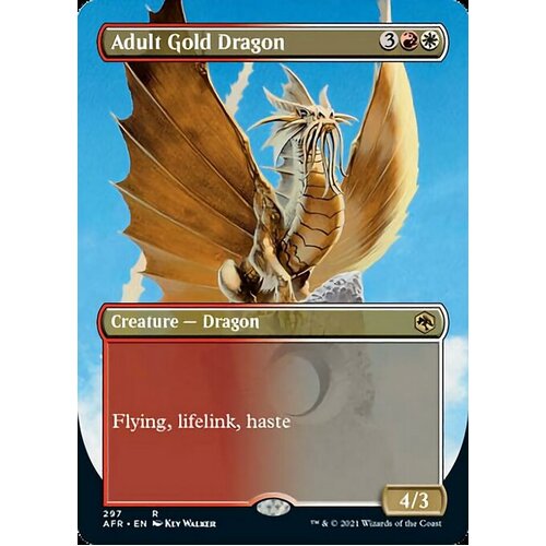 Adult Gold Dragon (Borderless) - AFR
