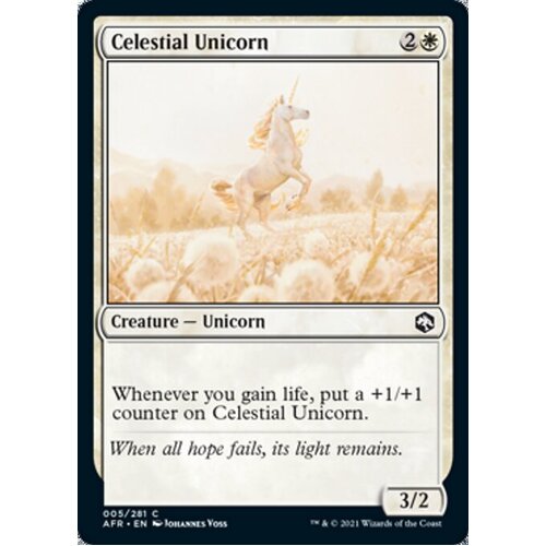 Celestial Unicorn FOIL - AFR