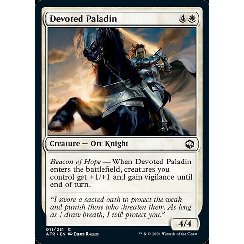 Devoted Paladin FOIL - AFR