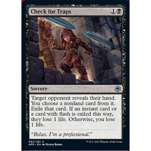 Check For Traps FOIL - AFR