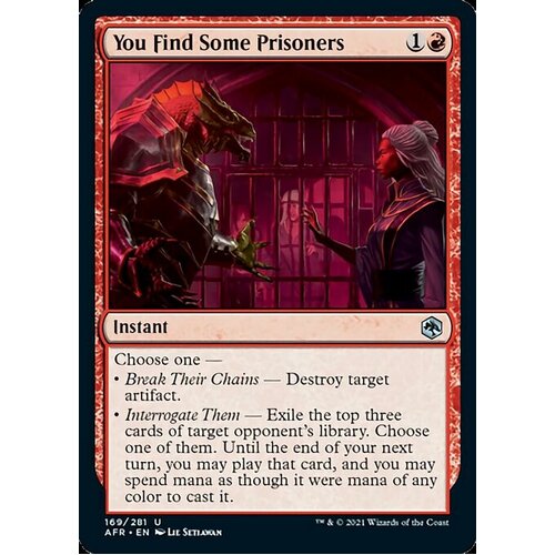 You Find Some Prisoners FOIL - AFR