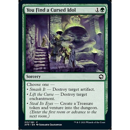 You Find A Cursed Idol FOIL - AFR