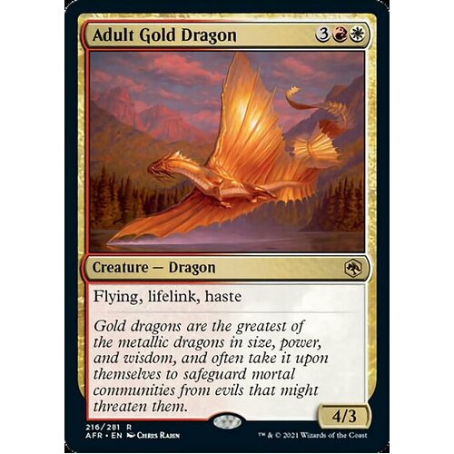 Adult Gold Dragon FOIL - AFR