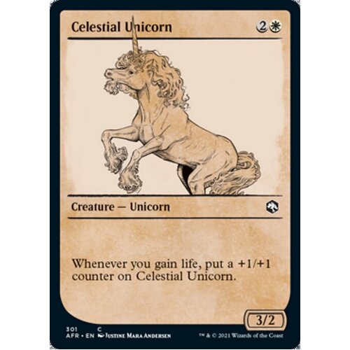 Celestial Unicorn (Showcase) FOIL - AFR
