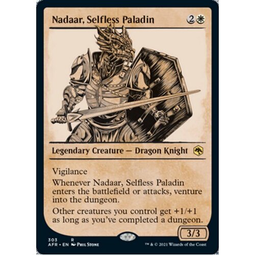 Nadaar, Selfless Paladin (Showcase) FOIL - AFR