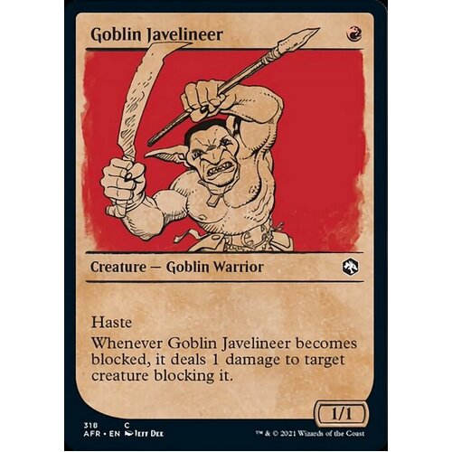Goblin Javelineer (Showcase) FOIL - AFR