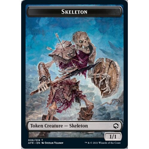 4 x Skeleton // Lost Mine of Phandelver Token - AFR