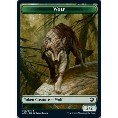 4 x Wolf Token - AFR