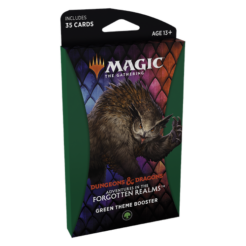 Adventures in the Forgotten Realms (AFR) Theme Booster Pack Green