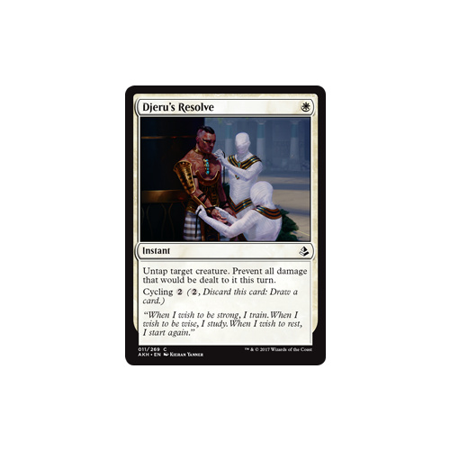 Djeru's Resolve - AKH