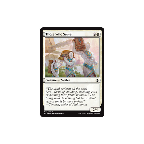 Those Who Serve - AKH