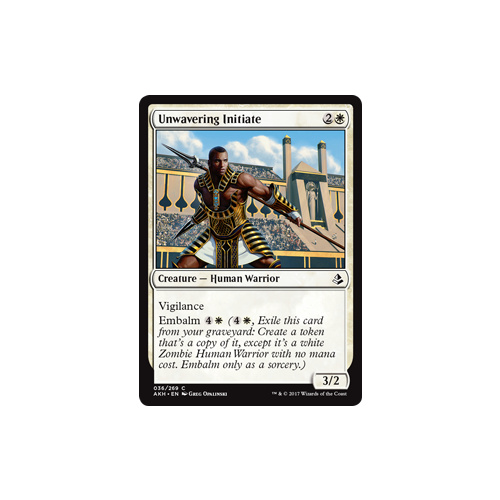 Unwavering Initiate FOIL - AKH