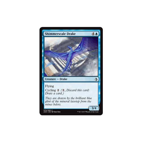 Shimmerscale Drake FOIL - AKH