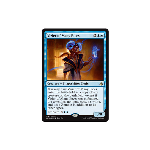 Vizier of Many Faces FOIL - AKH