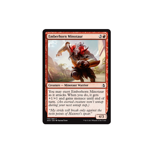 Emberhorn Minotaur FOIL - AKH