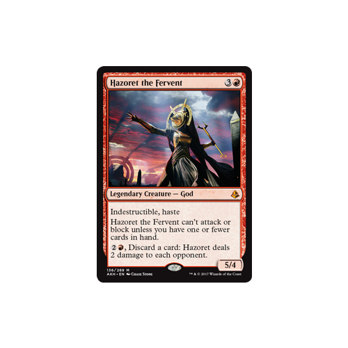 Hazoret the Fervent FOIL - AKH