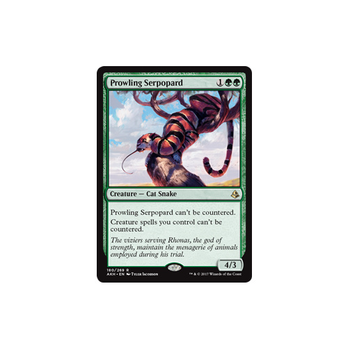 Prowling Serpopard FOIL - AKH