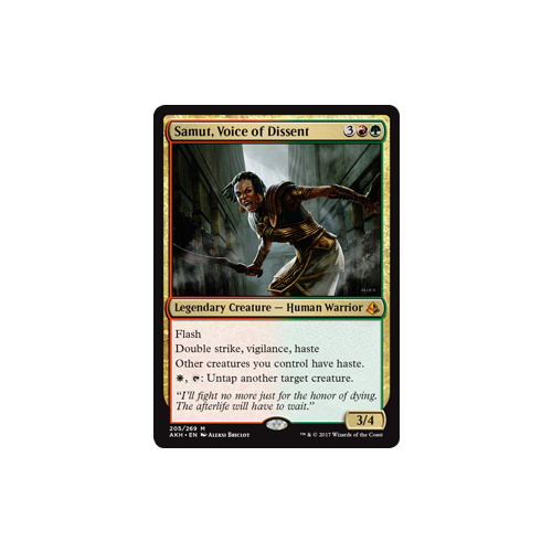 Samut, Voice of Dissent FOIL - AKH