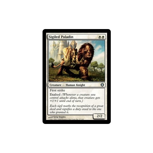 Sigiled Paladin FOIL - ALA